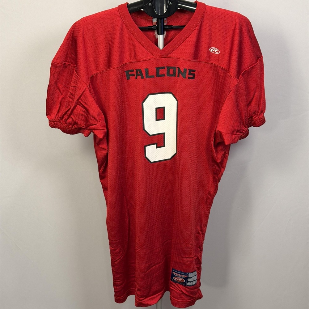 Falcons‎ Jersey Mens XL Red Football Rawlings #9 Team Practice Game Shirt